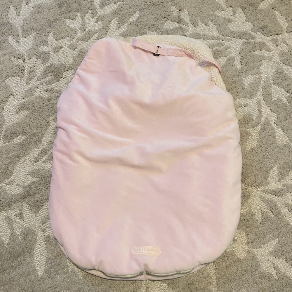 Pink Fleece Car Seat Cover/Insert